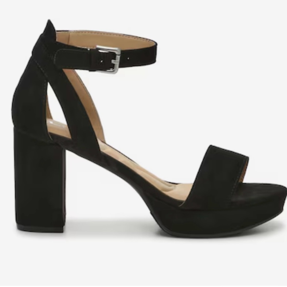 Platform Black Sandals - image 1